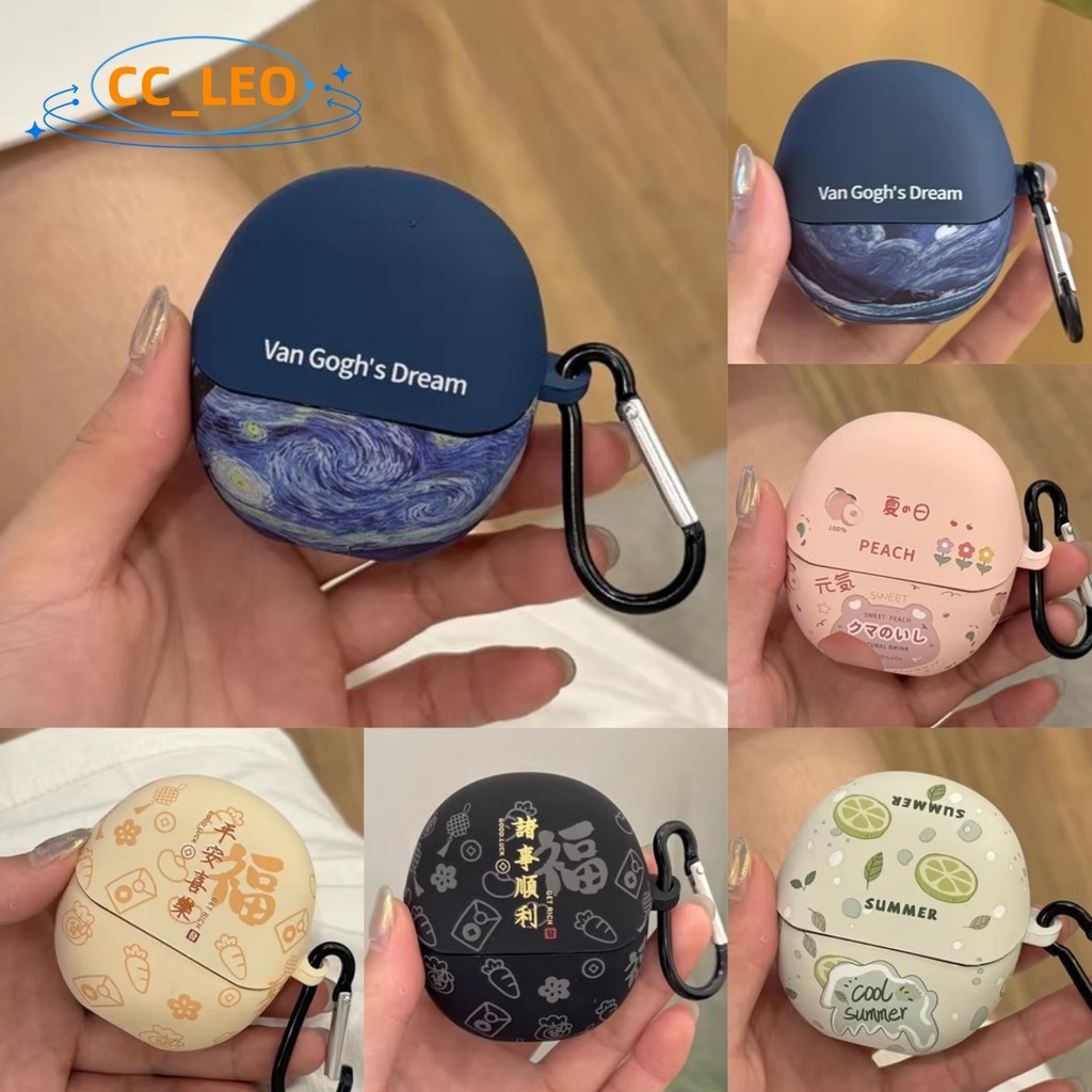 For UGREEN HiTune S5 Case Clear TPU Soft Shell Cute Peach Cartoon UGREEN HiTune S5 Soft Shell Protec