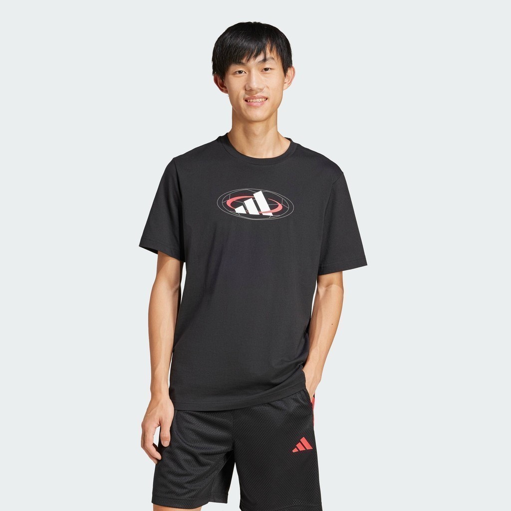 adidas Lifestyle House of Tiro Block Graphic Tee Men Black JI6783