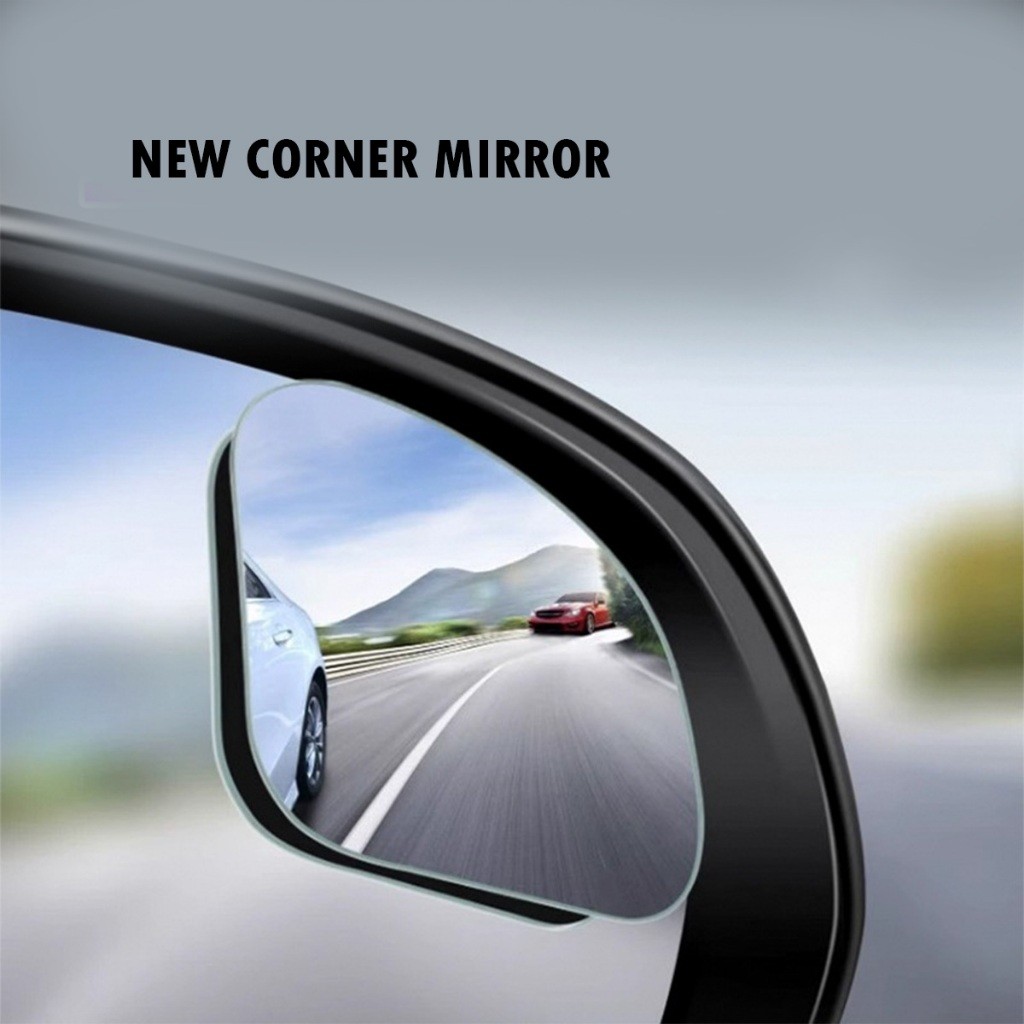 2ชิ้น HDกระจกจุดบอด กระจกมองข้างรถยนต์ ปรับมุมได้360°ลดอุบัติเหตุ สำหรับรถส่วนใหญ่ - รูปที่ 4