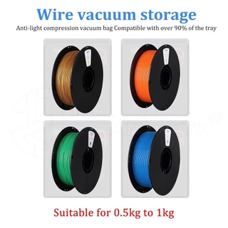 สําหรับ 3D อุปกรณ์เสริมเครื่องพิมพ์อัพเกรดถุงสูญญากาศสีดํา Filament กระเป๋าเก็บกระเป๋า PLA ABS PETG เครื่องเป่า Safekeep ทนต่อความชื้น