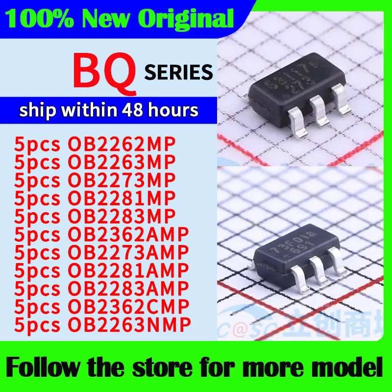 5 ชิ้น/ล็อต CHIP IC OB2262MP OB2263MP OB2273MP OB2281MP OB2283MP OB2362AMP OB2273AMP OB2281AMP OB226