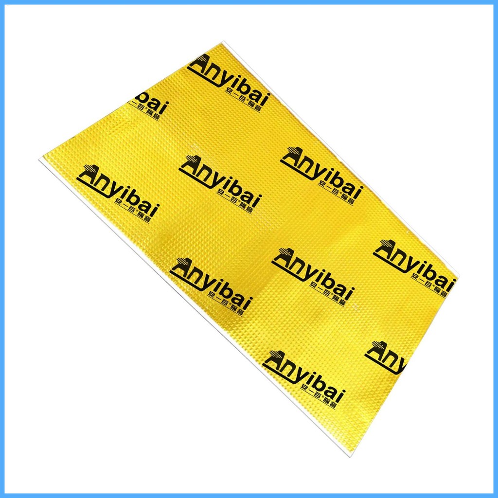 Auto Sound Deadener Auto Sound Deadening วัสดุบิวทิล Thicken 19.69x31.5 นิ้วฉนวนกันความร้อนรถเสียงรบ