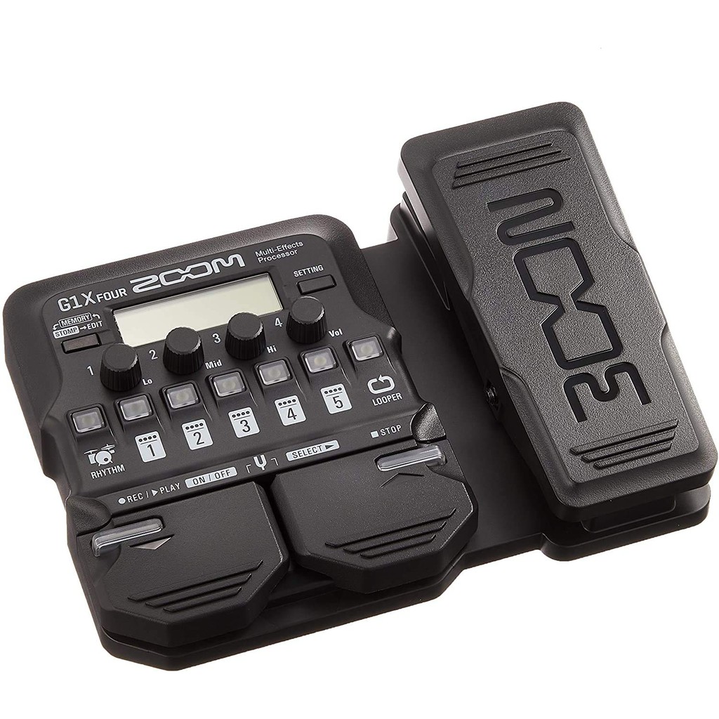 Direct from Japan ZOOM G1X FOUR Guitar Multi Effects Pedal Black 70+ Effects Amp Models
