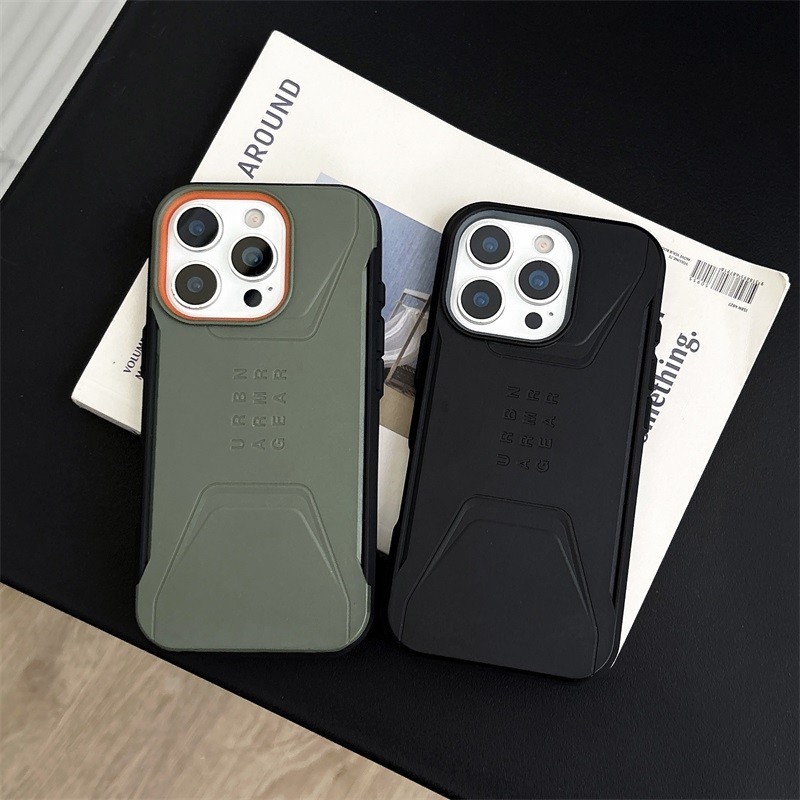 UAG Civilian สําหรับ iPhone 16 Pro 15 Pro Max 14 Pro Max Magnetic Attraction Case ปกแข็ง