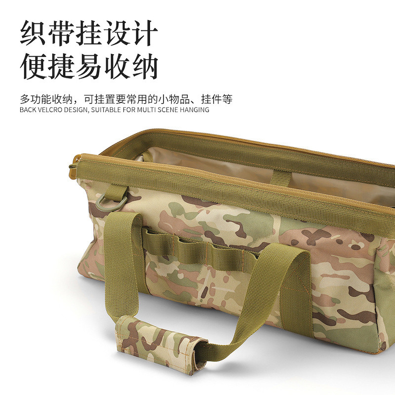 Outdoor Camping เต็นท์อุปกรณ์เสริม Ground Hammer Organizer กระเป๋าเก็บ Sundries Bag Camp Hammer กระเ