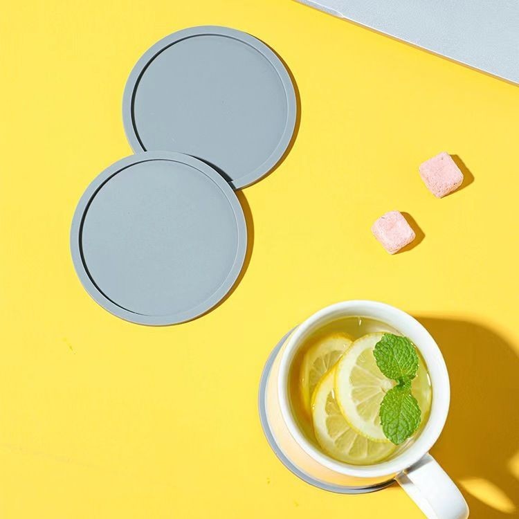 BAZZR  ที่รองแก้ว ชนิดซิลิโคน กันร้อน กันลื่น มีให้เลือก 2ขนาด 10X10 ซม. 7X7 ซม. - รูปที่ 3