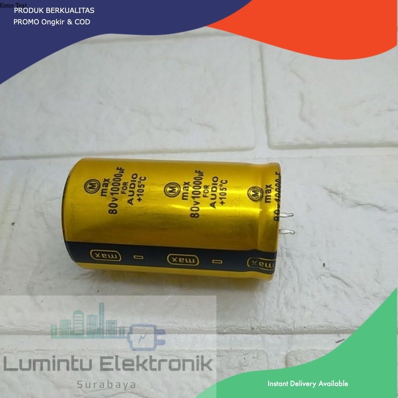 Elko 10000uf 80v Max