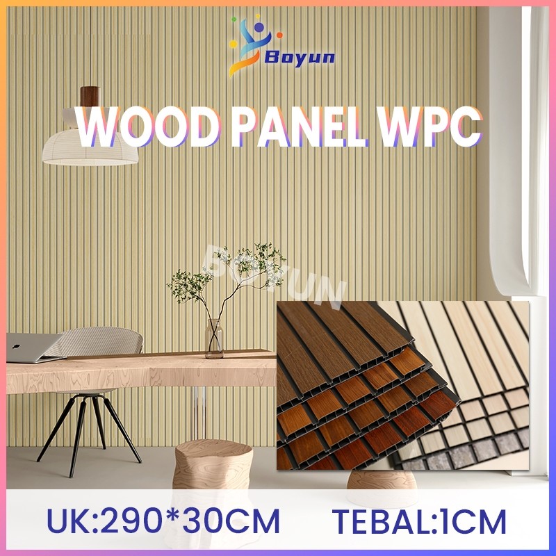 นิรมาลาการดํารงชีวิต | 2.9METER x 30 CM Wood Panel WPC / Wood Motif Wall Panel / Wood Panel WPC / Wo