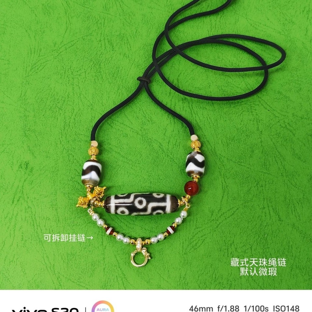 สร้อยข้อมือ Dzi Beads สไตล์ใหม่ ออกแบบจากทิเบต กับดีไซน์ Thangka