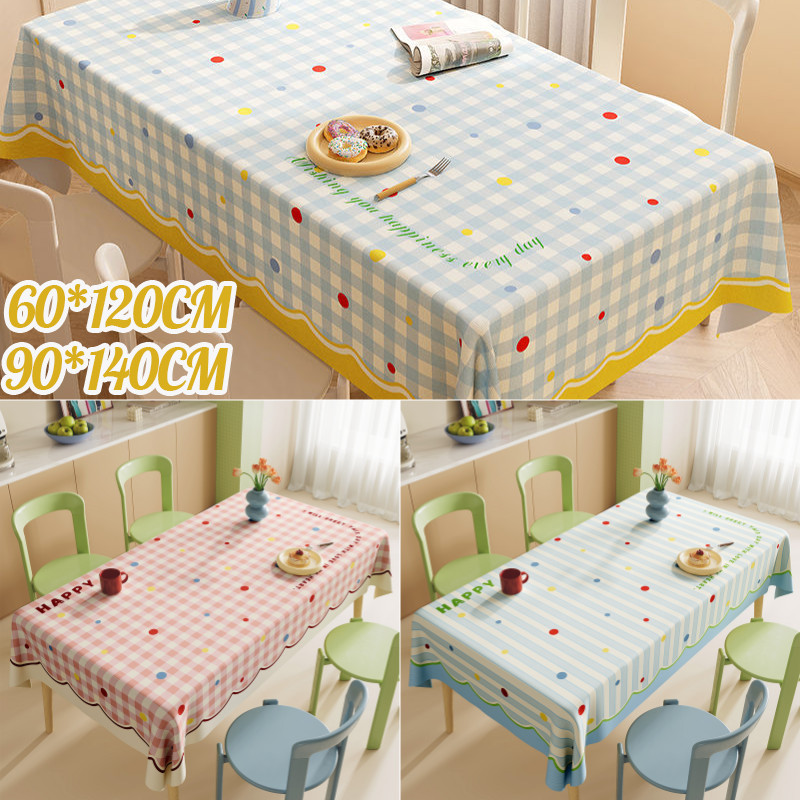 ผ้าปูโต๊ะ PVC กันน้ำและกันน้ำมันทนความร้อน 80 ° C ปราศจากการซักและทำความสะอาดง่ายและต่อต้านการสวมใส่