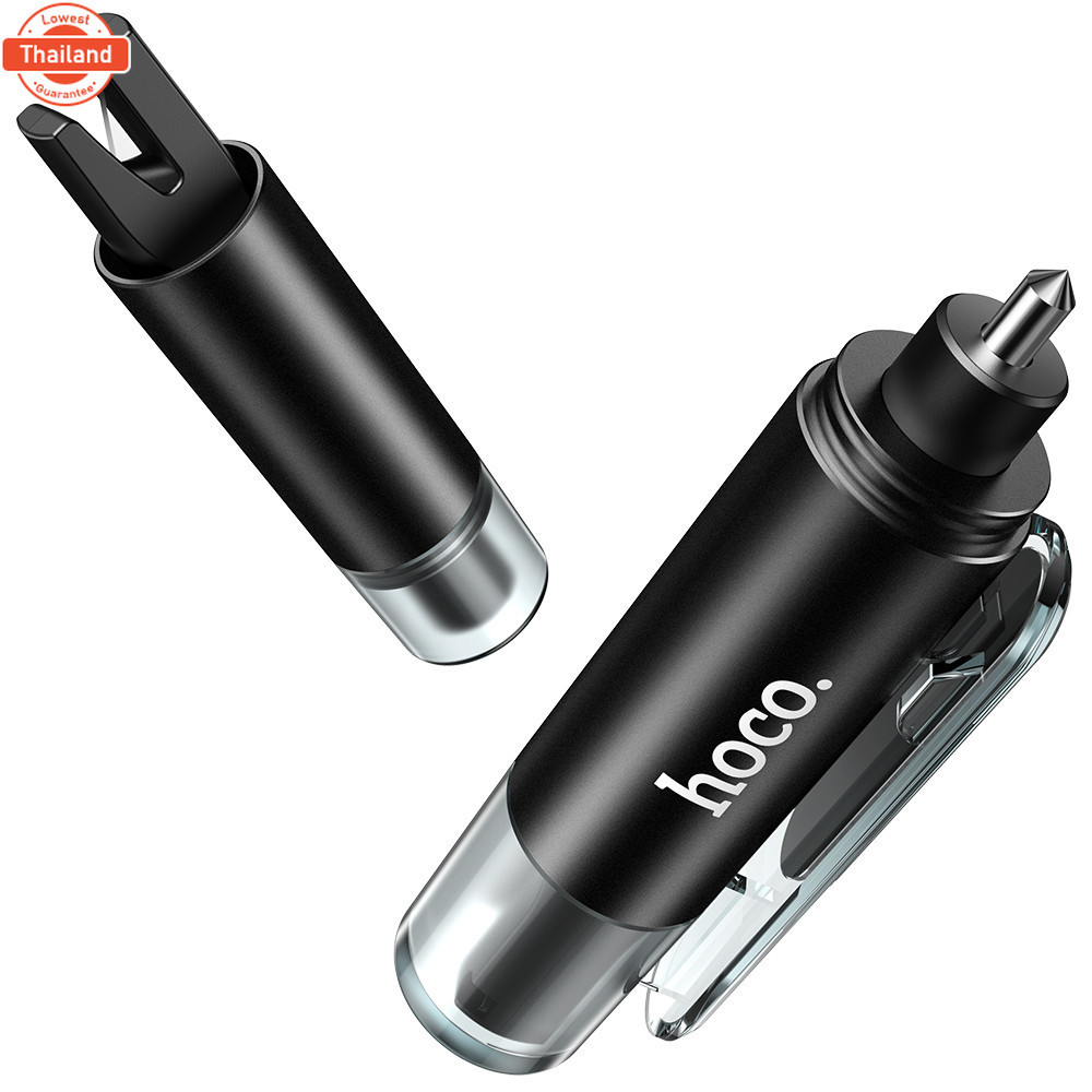 HOCO HK77 อุปกรณ์นิรภัยในรถ 2in1 ค้อนทุกระจก & ตัดเข็มขัดนิรภัย อุปกรณ์ฉุกเฉินในรถ car safety hc7