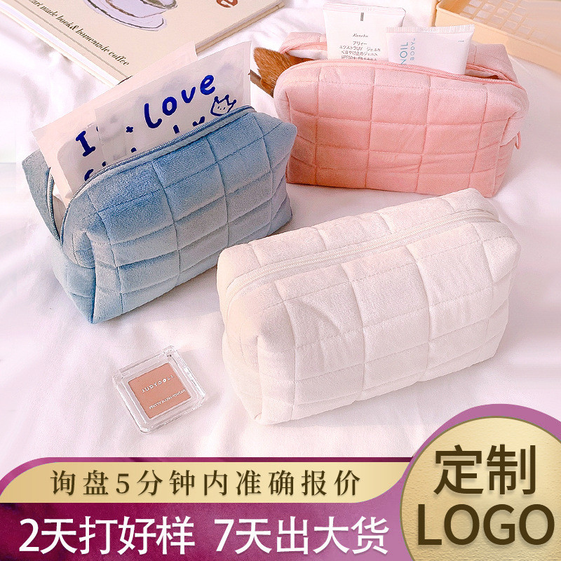 กล่องดินสอ/กระเป๋าดินสอ/make up Bag/กระเป๋าปากกาความจุขนาดใหญ่ MUJI STYLE-Suning Mall