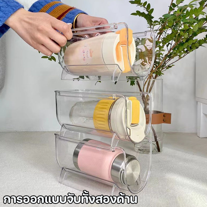 ที่วางขวดน้ำ-ไวน์ 3 ชั้น วางซ้อนได้ พลาสติกแข็งแรง ประหยัดพื้นที่ สำหรับจัดระเบียบขวดน้ำและขวดไวน์ - รูปที่ 5