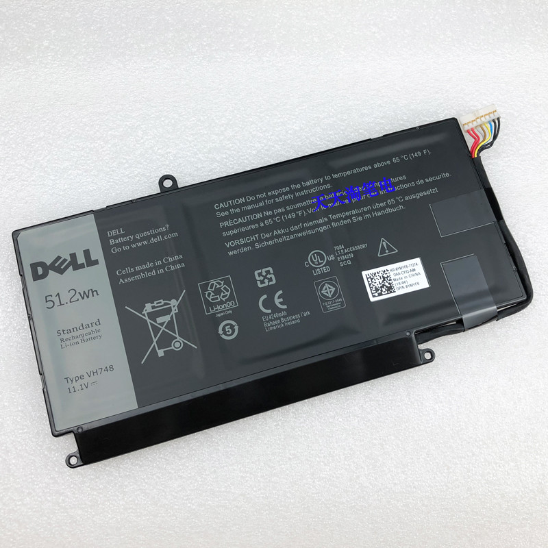แบตเตอรี่แล็ปท็อป Dell Vostro 5560 5460 5470 5480 14-5439 VH748 ดั้งเดิม