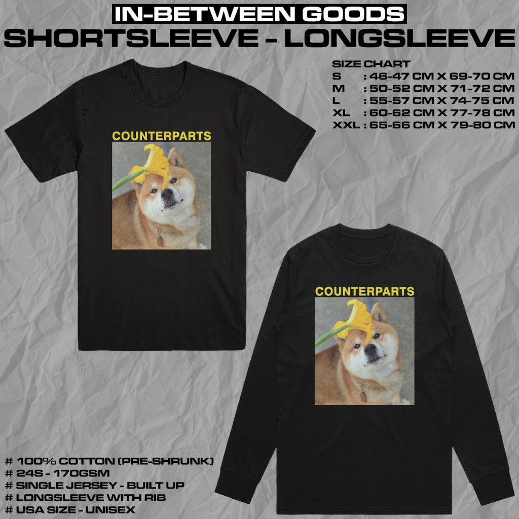 COUNTERPARTS - RYUJI | เสื้อยืด | LONGSLEEVE LONGSLEEVE | สินค้าวง