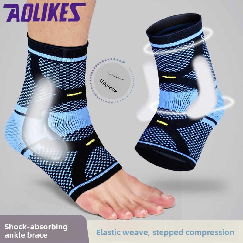 Sports Ankle Support Basketball Running Compression Silicone Ankle Brace
