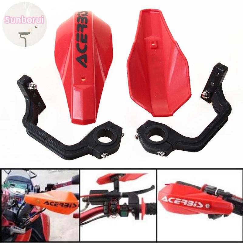 Sunborui 1 ชุดอุปกรณ์เสริมสําหรับ YAMAHA SUZUKI Pit Dirt Bike 19 มม.Universal รถจักรยานยนต์ Hand Guards Handle Protector Handguard TH