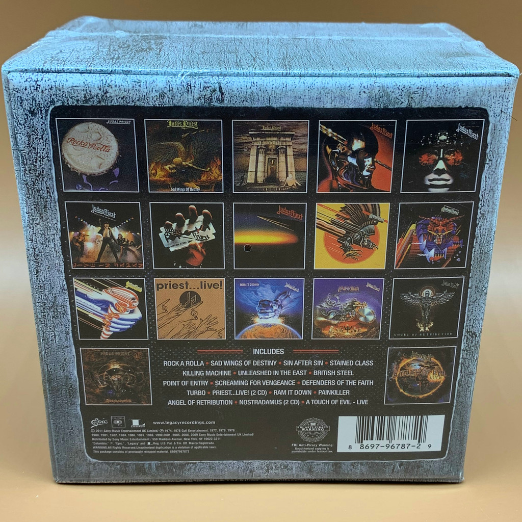 ใหญ่ ฟูลไลฟ์ มาสเตอร์ฮิต JUDAS PRIEST THE COMPLETE ALBUMS 全 19CD