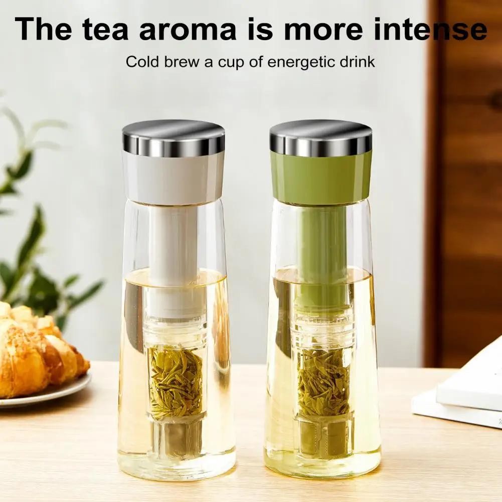 Máy pha cà phê Cold Brew thủ công 750ML, kiểu ép, bình pha trà đá, có bộ lọc có thể tháo rời, bình p
