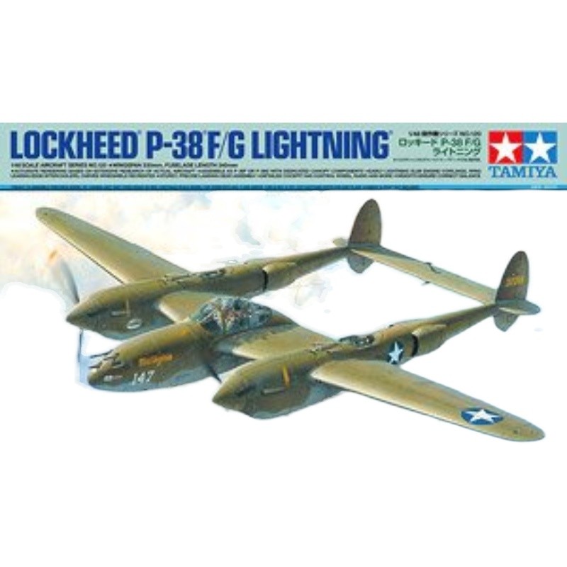 TAMIYA/TAMIYA 6120 Lockheed P-38F/G "Lightning" Fighter Assembly 1/48