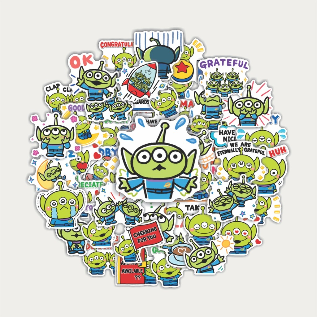 Aliens Toy Story Sticker Pack | สติ๊กเกอร์ TUMBLR | สติ๊กเกอร์แล็ปท็อปสําหรับกระเป๋าเดินทางและหมวกกั