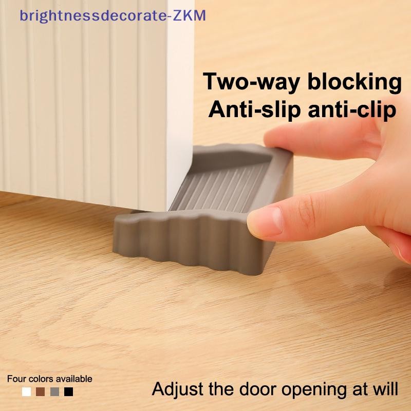 [brightnessdecorate] 1/2/3 ชิ้นยาง Wedge Door Guards ความปลอดภัยป้องกันตะเข็บป้องกันหยิกมือประตูป้อง