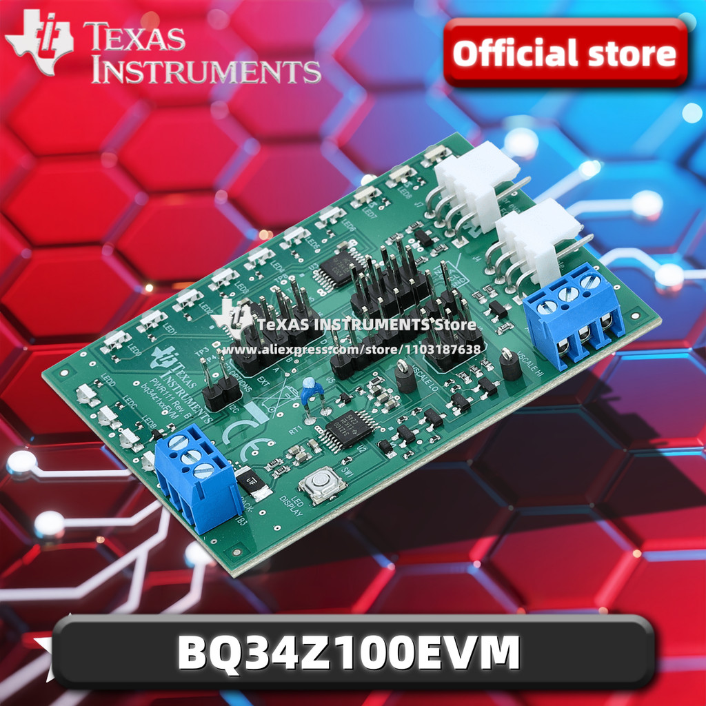 TI Official BQ34Z100EVM Bq34z100EVM 1s ถึง 16s Impedance Track การใช้วัดแบตเตอรี่โมดูลการประเมิน | แ