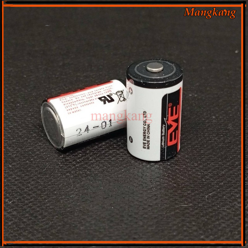ของใหม่! ER14250 1/2AA ยี่ห้อ EVE 3.6V 1200mAh (แท้) แบตเตอรี่ ลิเธียม อุตสาหกรรม PLC Lithium Batter