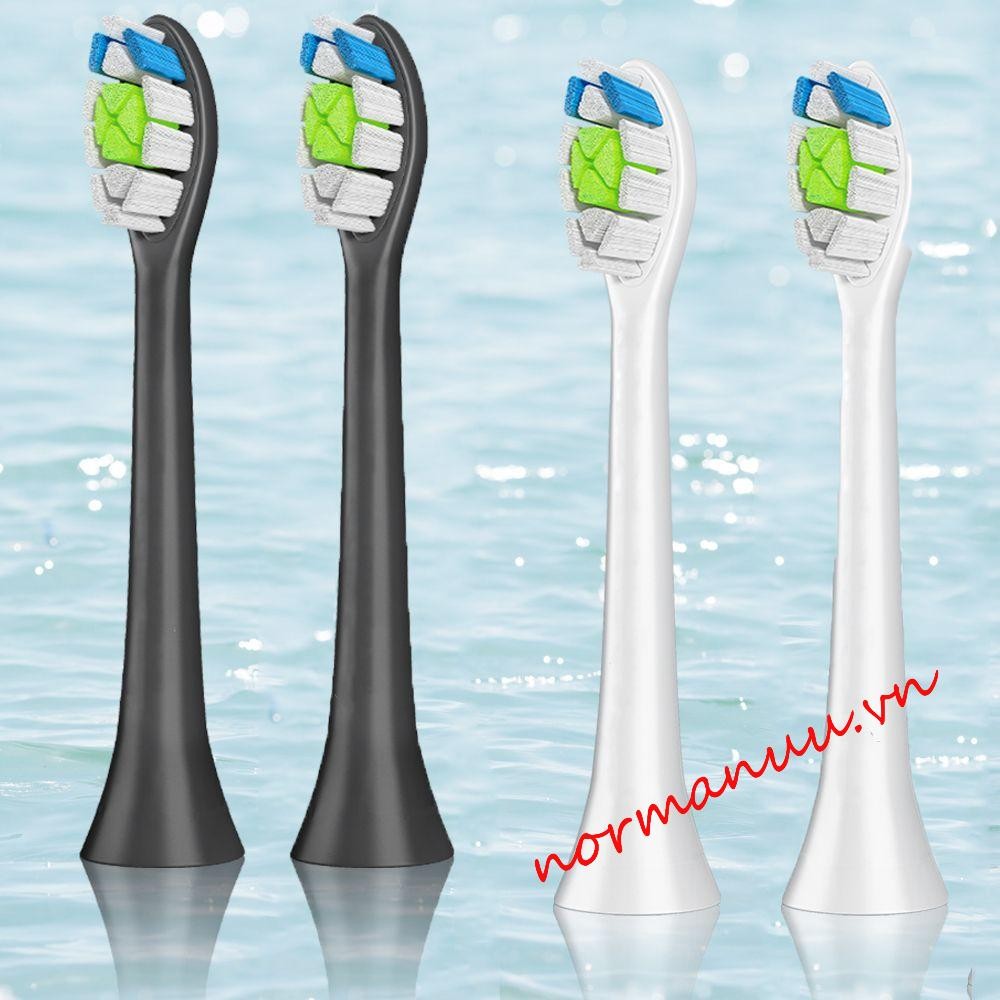 NORMAN6G หัวแปรงทดแทน HX9023 HX6064 Flex Care แปรงสีฟันไฟฟ้าสีขาวเพื่อสุขภาพ