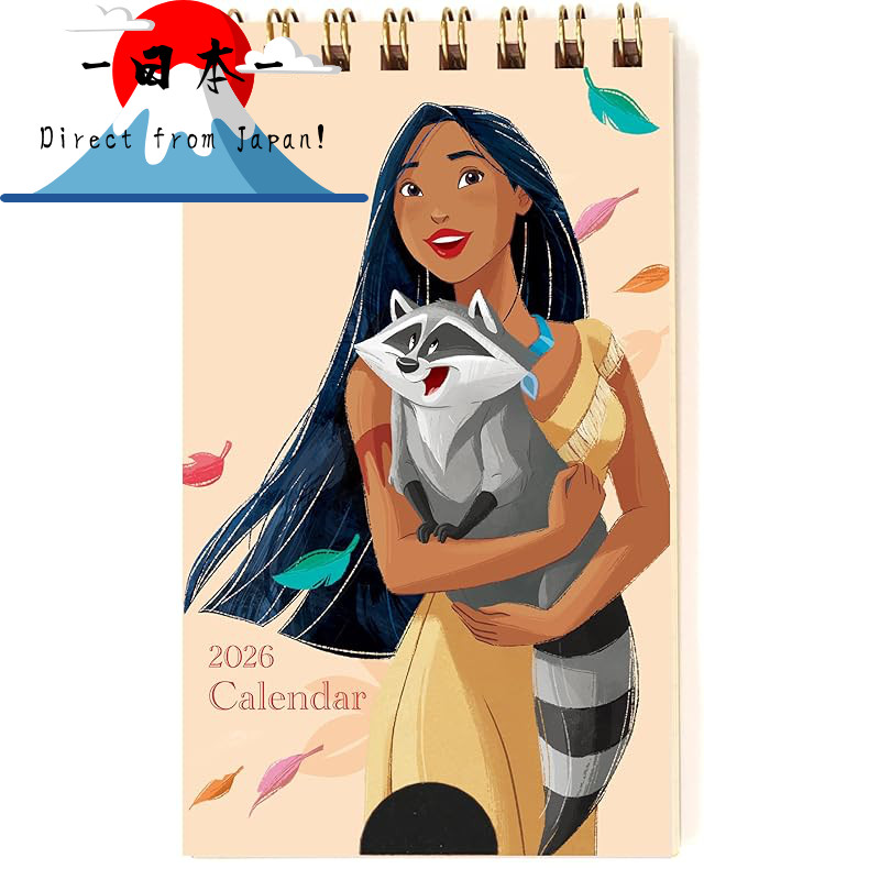 [Direct from Japan]
Tohan 2026 Disney Princess / Pocket Calendar (Pocahontas) 12.3 x 7 cm TD-30085-I