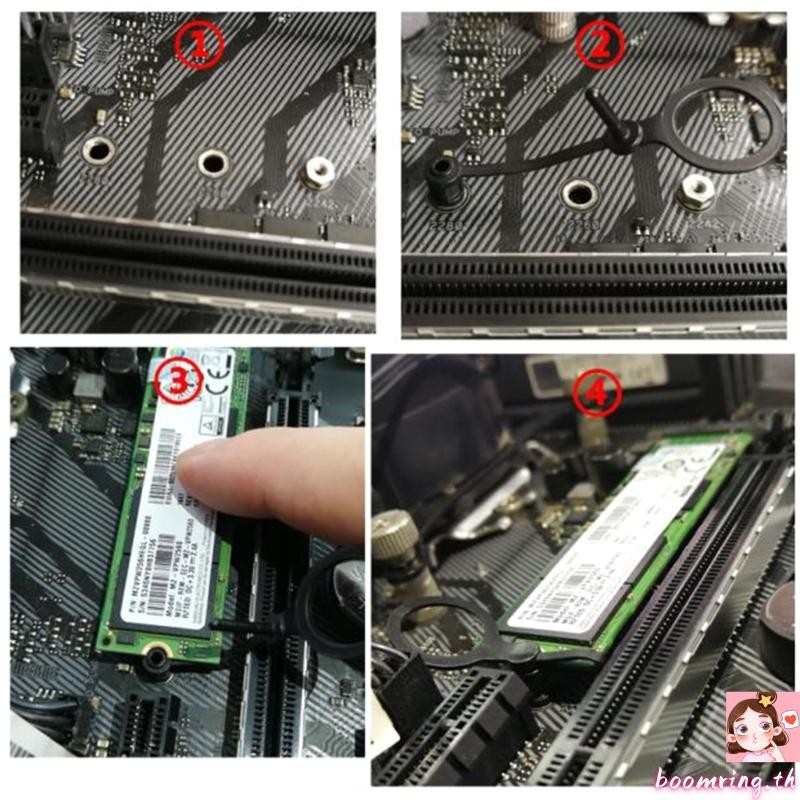 Boom 10 ชิ้นสําหรับ M 2 SSD ไนลอนสําหรับ M2 H310 B360 B365 เมนบอร์ดเครื่องมือ