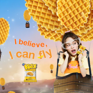 Voiz วอยซ์ แครกเกอร์ เวเฟอร์ วาฟเฟิล คุกกี้ (เลือกรสได้) 21-28 กรัม x 12 ชิ้น ซูโม่ ไทนี่โอ อันปัน