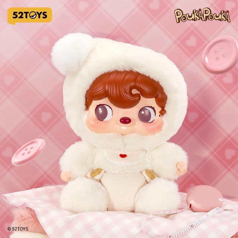 52TOYS POUKAPOUKA Cloud Baby Vinyl Plush ฟิกเกอร์น่ารัก ความสูง: 23cm/9.56inch