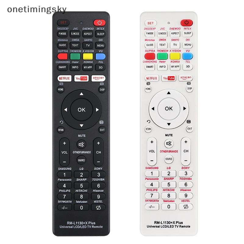 Onetimingsky Universal RM-L1130 + X เปลี่ยนรีโมทคอนโทรลสําหรับทุกยี่ห้อโทรทัศน์ TV RM-L113 + 12 RM-L