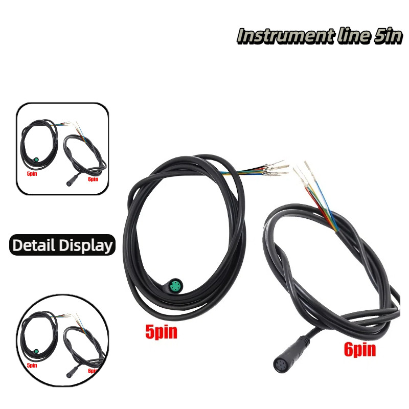 Data Cable Dashboard Controller 1Pcs 5pin/6pin Scooter For M4&M4 Pro  New E-Scooters Replacement Par