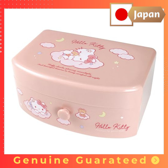 【Direct from Japan】 Tease Factory Sanrio Characters Jewelry Box with Drawer Sweet Dream/Hello Kitty 
