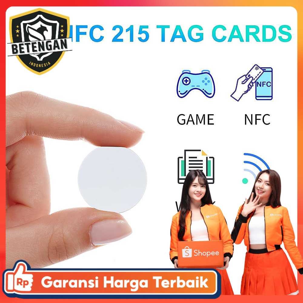 GUGUJI NTag215 NFC Tag Sticker RFID No Glue 25mm 10 PCS - GJ-25