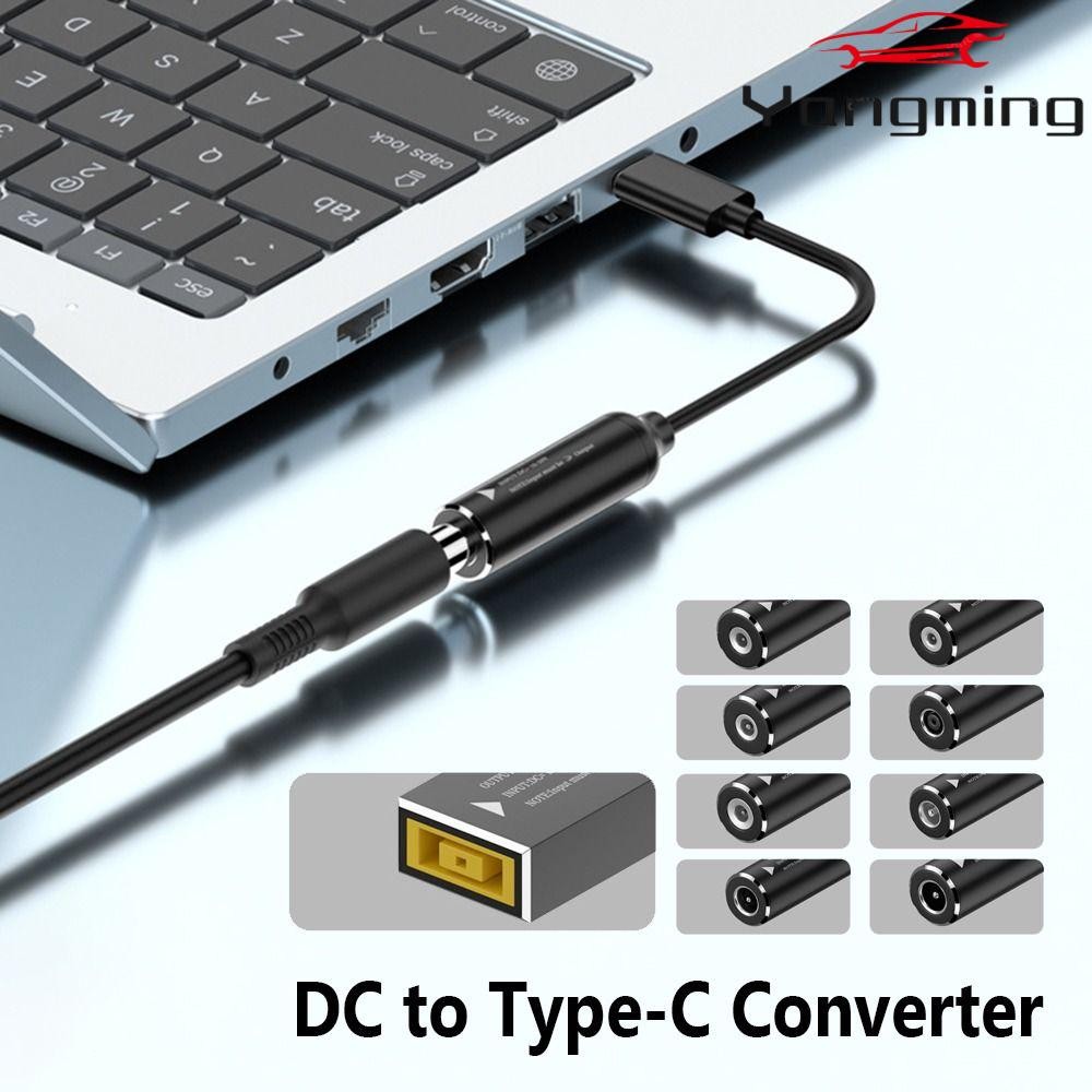 YANGMING Power Adapter 5.5X2.5 7.4X5.0 4.5X3.0mm 5v 9v 12v Connector DC to Type C สําหรับ //