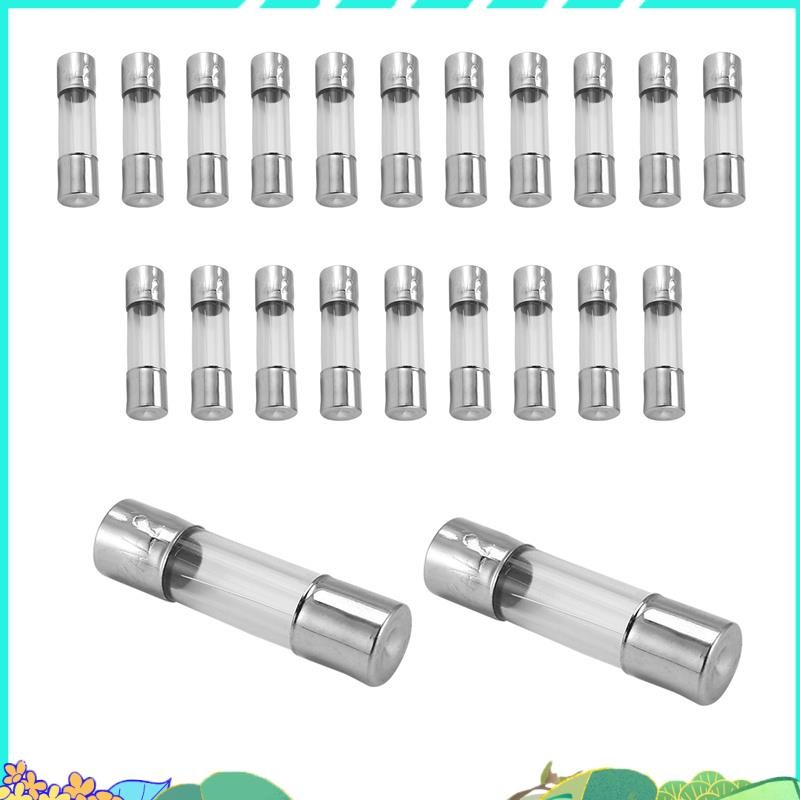 20 x 250 V 2A F2AL Quick F link ฟิวส์หลอดแก้ว 5 มม. x 20 มม.