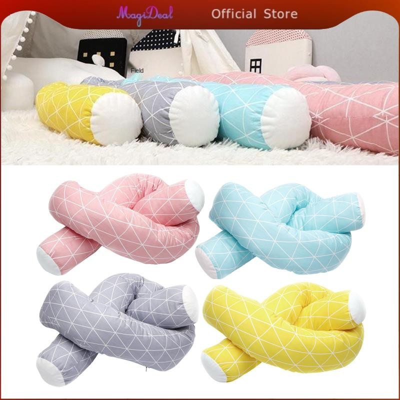 MagiDeal Baby Bed Bumper ผ้าฝ้ายนุ่ม ป้องกันการกระแทกสำหรับเตียงเด็ก ขนาด 2 เมตร