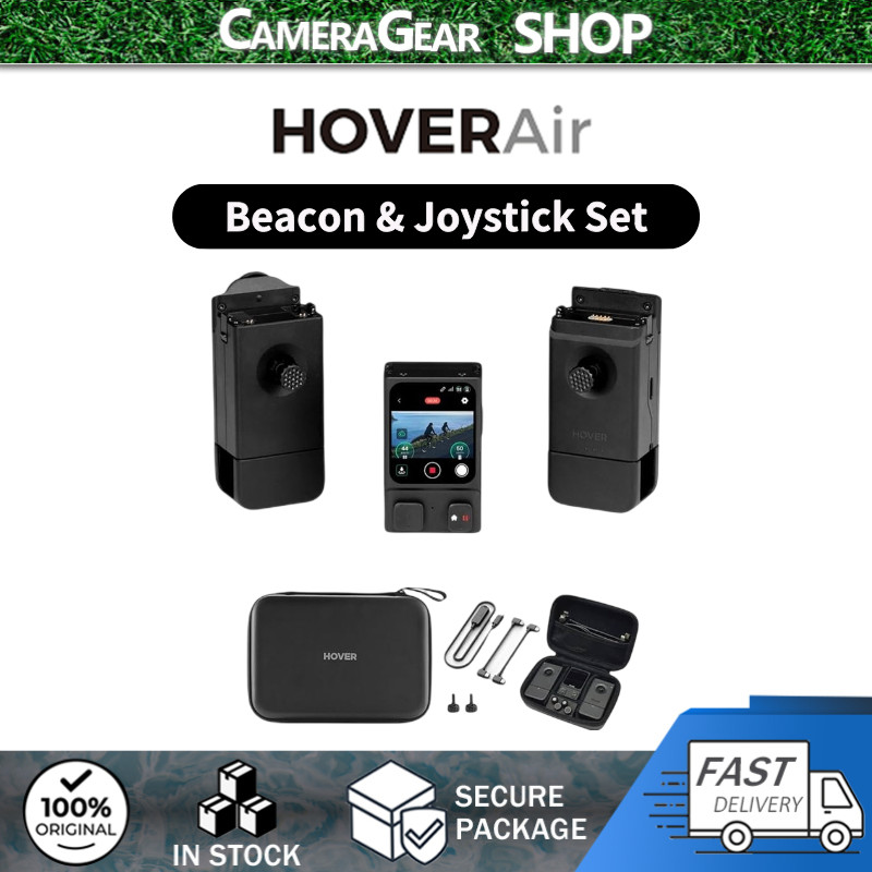 ชุดจอยสติ๊ก HOVERAir Beacon & – ตัวควบคุมการเคลื่อนไหวน้ําหนักเบาพร้อมจอแสดงผลแบบเรียลไทม์และคุณสมบั