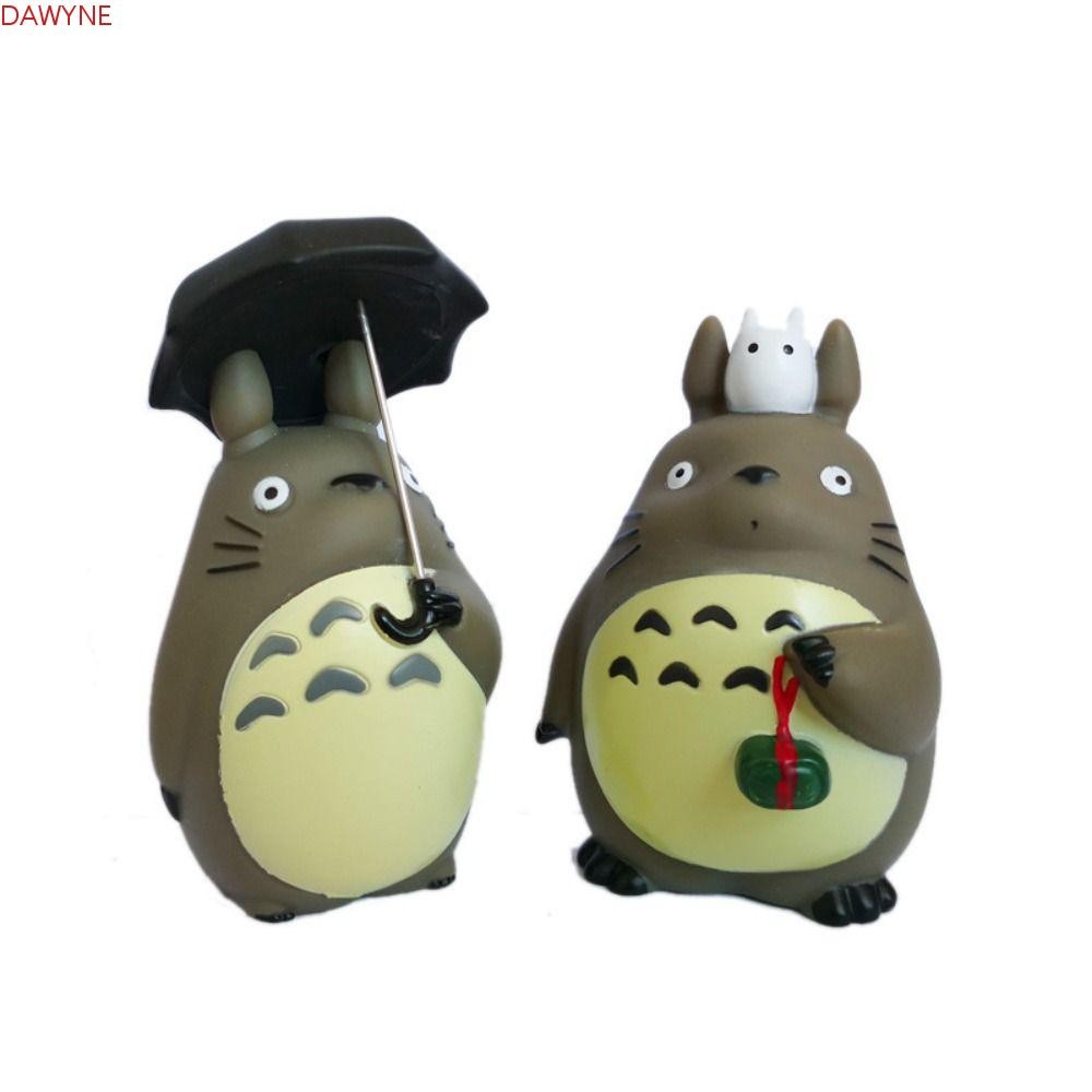 DWAYNE Totoro Action Figure, PVC ตุ๊กตาเครื่องประดับรถ My Neighbor Totoro รูป, สะสมการ์ตูนอะนิเมะรูป