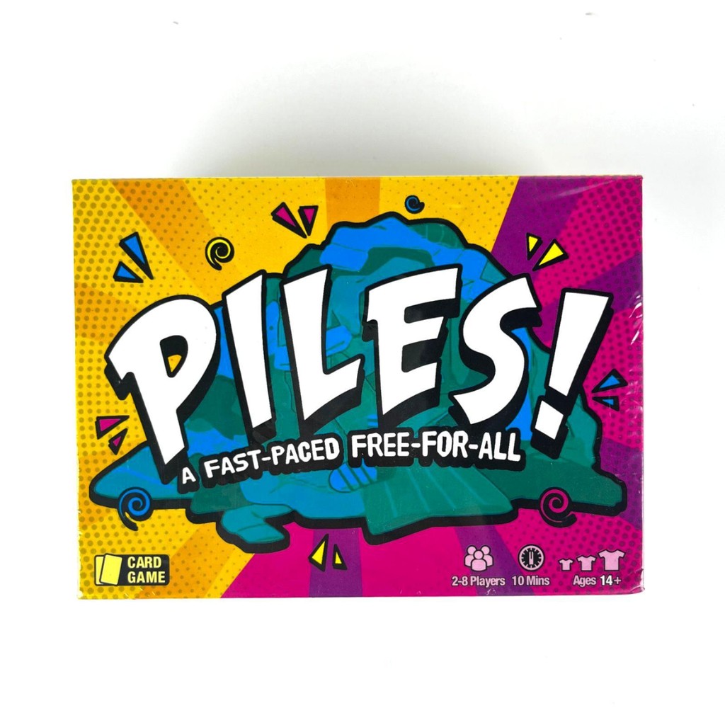 สินค้าใหม่ การ์ดเกมภาษาอังกฤษ English PILES! การ์ดเสื้อผ้าซ้อนเกมการ์ดเกม PILES