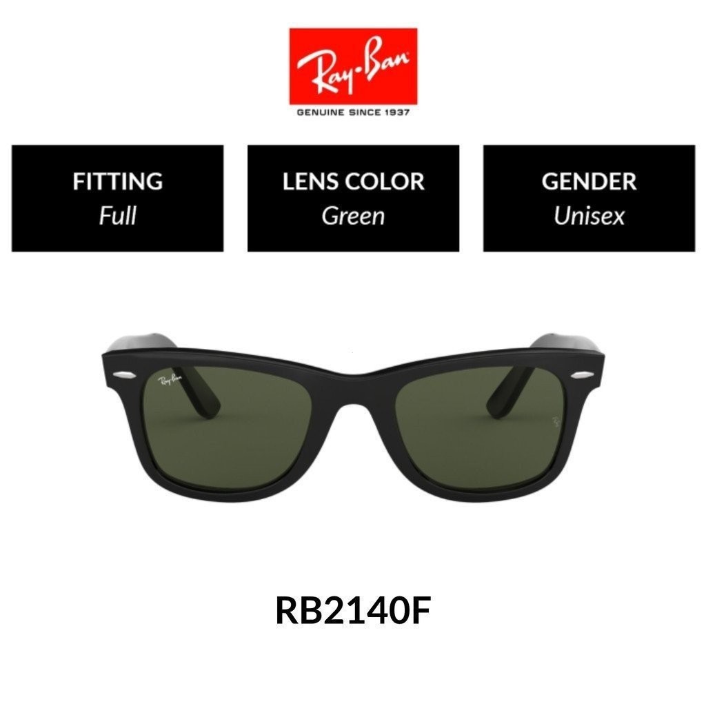 Wayfarer - RB2140F 901 Size 52 - แว่นกันแดด
