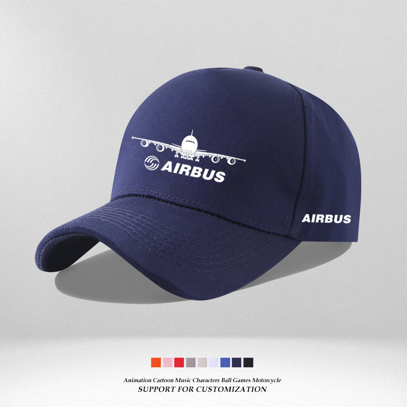 AIRBUS หมวกเบสบอลผู้ชาย สะดวกสบายและระบายอากาศได้ดี เหมาะสำหรับสวมใส่ในแดด