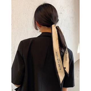 Vogue🌟พร้อมส่ง🌟 โบว์ผูกผม ลายน่ารักสไตล์เกาหลี แฟชั่นนำเทรน สีพื้น (VO-53)