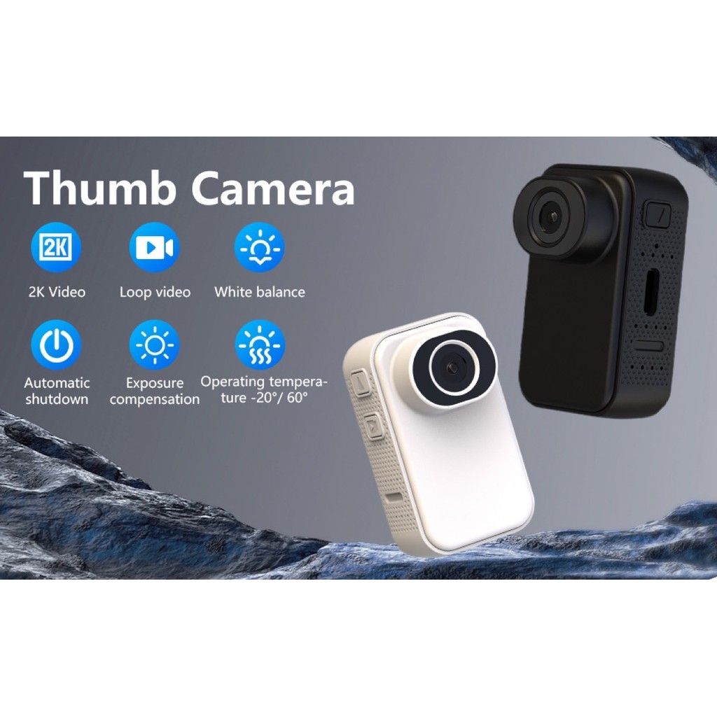 HD Magnetic Thumb Sports Camera Outdoor Cycling Camera Collar Pet Camera Sports Recorder