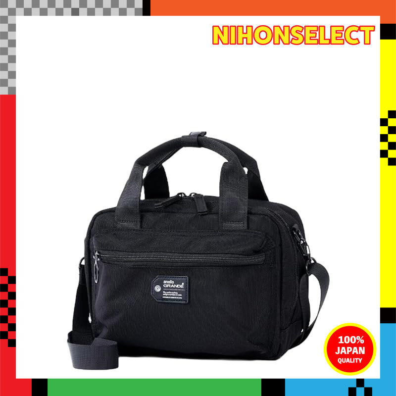 ANERLE Grande 2WAY Mini Boston Bag TAG GTM0892 BK