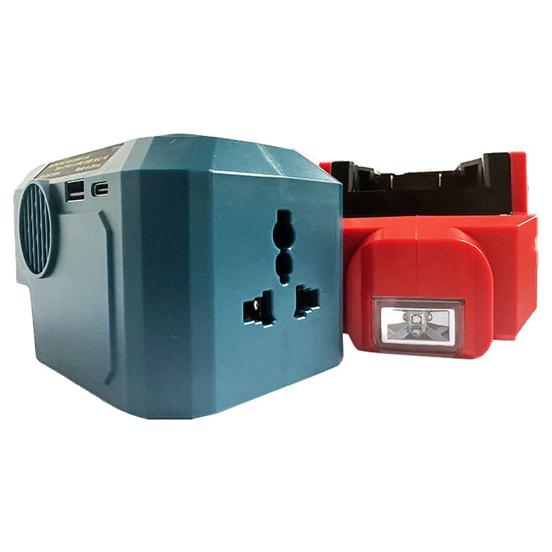 适用于牧田得伟米沃奇博世18V锂电池逆变器200W 带PD3.0TYPE-C18W