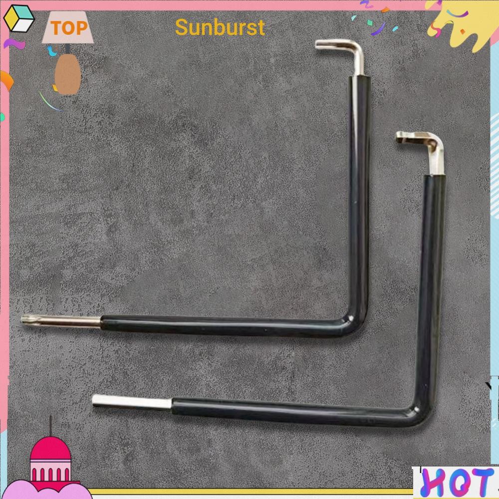 2 ชิ้น 4 มิลลิเมตร Ball End Hex Key ประแจ Ball Point ปุ่มหกเหลี่ยม Allen Key L-Shaped แขนยาว Hex ประ